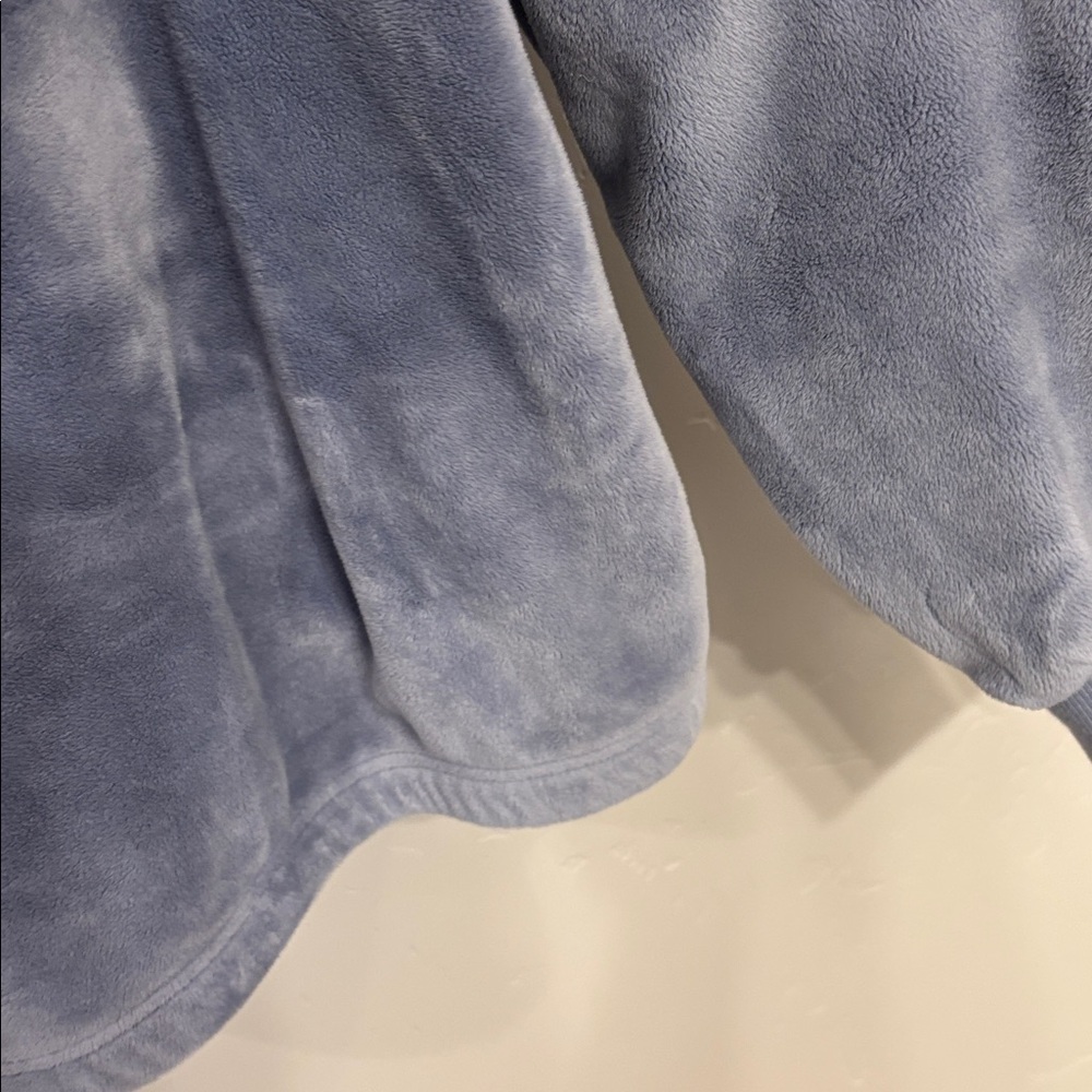 Athleta Light Cozy Karma zip fleece jacket, M, light blue - Picture 4 of 11